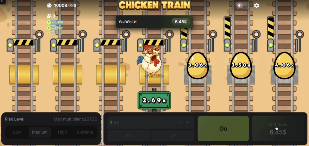 Chicken vs Train Game