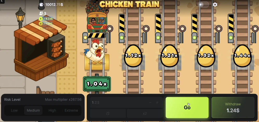 Chicken vs Train demo